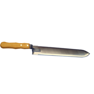 Couteau à désoperculer inox.