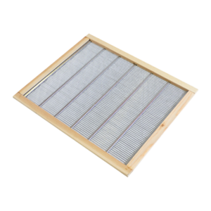 Grille à reine métallique cadre bois