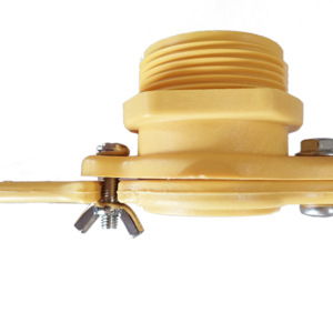 Robinet à clapet jaune 40×49 Mâle